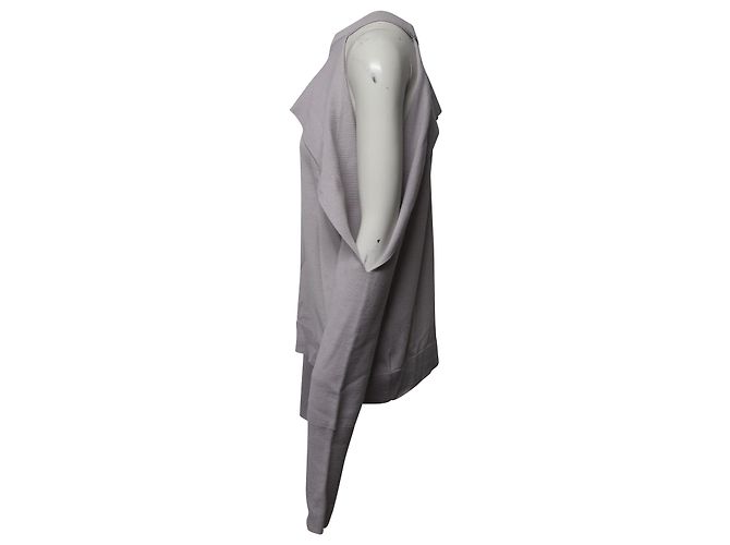Autre Marque Dion Lee Cold Shoulder Pullover aus grauer Merinowolle - Ansicht 2