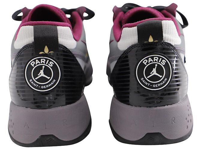 Nike Jordan x Paris Saint-Germain Zoom '92 Bordeaux in sintetico nero e grigio neutro - vista 3