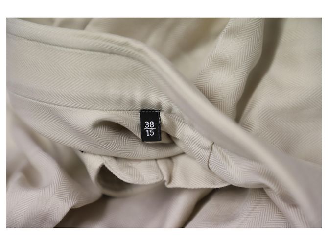 Gucci Button-Down-Hemd aus beiger Baumwolle Braun - Ansicht 5