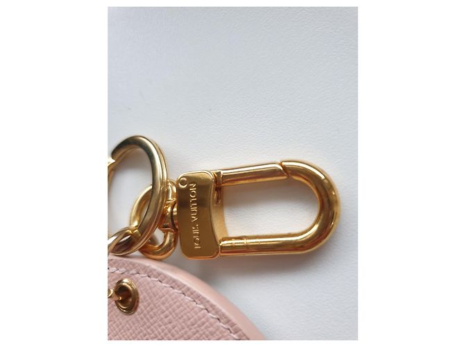 Louis Vuitton Tahitienne Handyanhänger aus Leder Rosa Pink - Ansicht 6