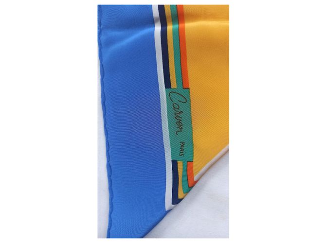 Quadrato in seta Carven 88x88 cm Multicolore - Ansicht 2