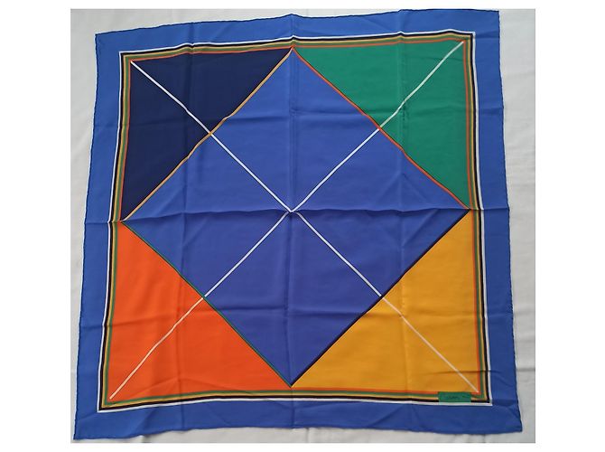 Quadrato in seta Carven 88x88 cm Multicolore - Ansicht 3