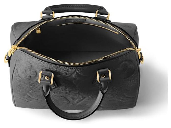 Louis Vuitton LV speedy 25 pelle nera nuova Nero - vista 2
