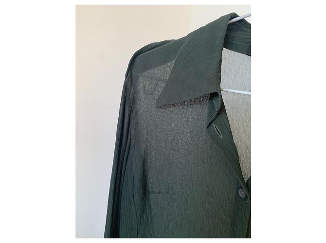 Gucci by Tom Ford Bluse dunkelgrün - Ansicht 4