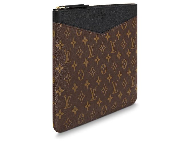 Louis Vuitton Daily Pouch Monogram Marrone - vista 3