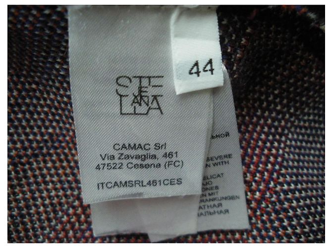 Stella Jean Skirt Suit Wool Multicolored Aztec Pattern - view 10