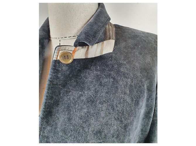 Escada Sport Blazer aus grauem Samt - Ansicht 6