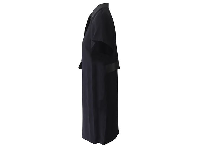 VESTIDO CON SOLAPA EN LOS HOMBROS DE ALEXANDER WANG Negro - vista 2