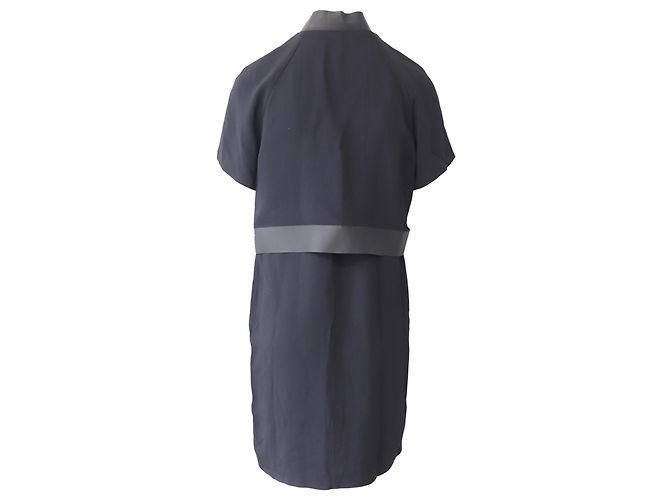 VESTIDO CON SOLAPA EN LOS HOMBROS DE ALEXANDER WANG Negro - vista 3