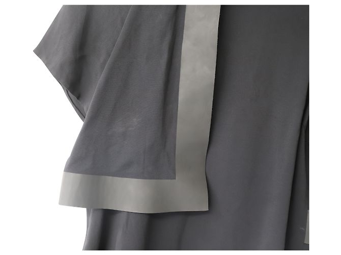 VESTIDO CON SOLAPA EN LOS HOMBROS DE ALEXANDER WANG Negro - vista 8