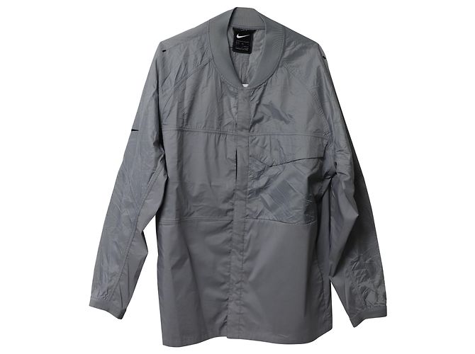 Nike Tech Pack Woven Jacket in Grey Polyester - view 5