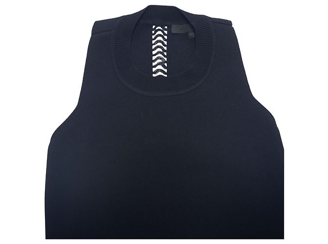 Alexander Wang Abito aderente con scollo all'americana in viscosa nera Nero - vista 6