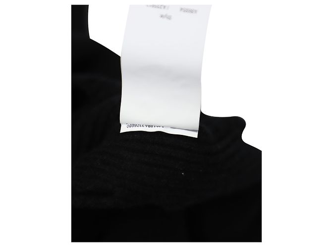 Versace Laser Cutout Sweater in Black Wool - view 7