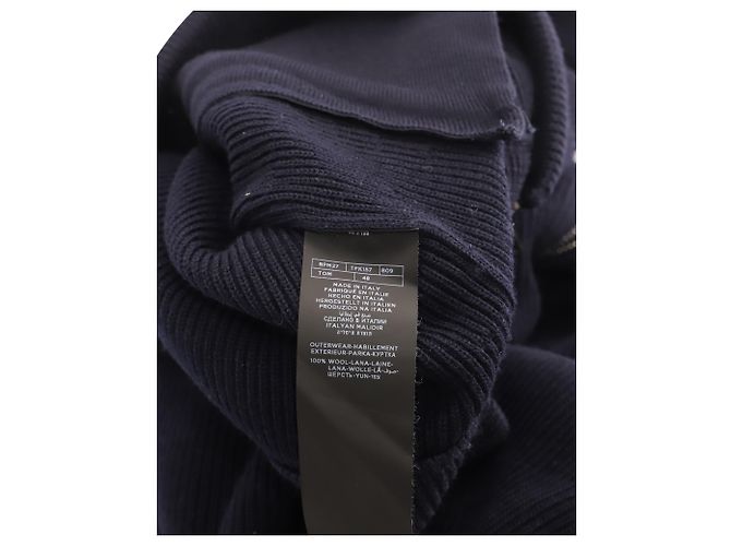Tom Ford Slim Fit Zip-Up Cardigan in Navy Blue - view 4