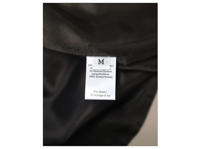 Marc by Marc Jacobs Co Bleistiftrock mit hohem Bund und Schlitz vorne aus beigefarbener Stretch-Wolle Braun - Ansicht 8