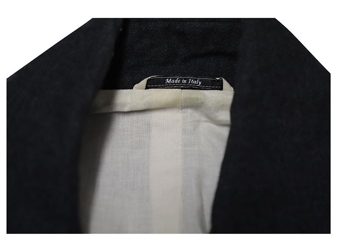 Maison Martin Margiela Replica Casaco Pea em Algodão Cinza - vista 6
