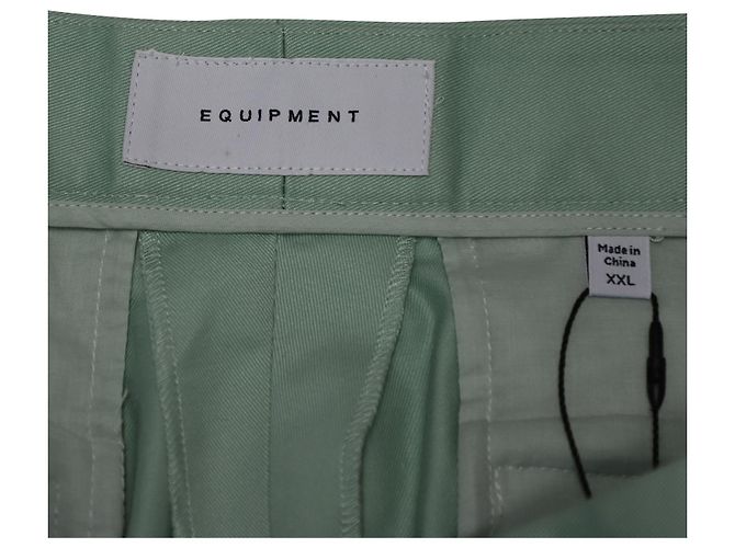 Pantalón Equipment Relaxed Unisex en Lyocell Verde - vista 3