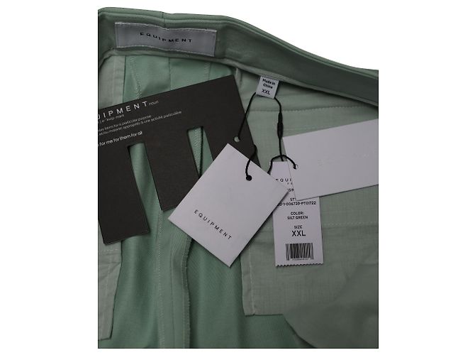 Pantalón Equipment Relaxed Unisex en Lyocell Verde - vista 4