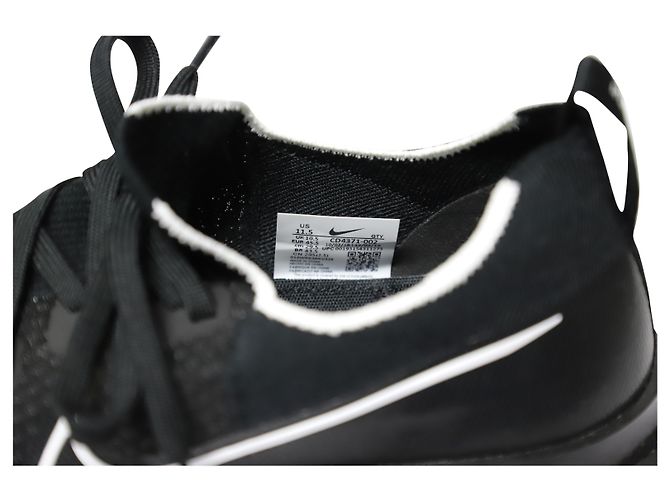 Nike React Infinity Run Flyknit 2 in Black and White Rubber - view 6