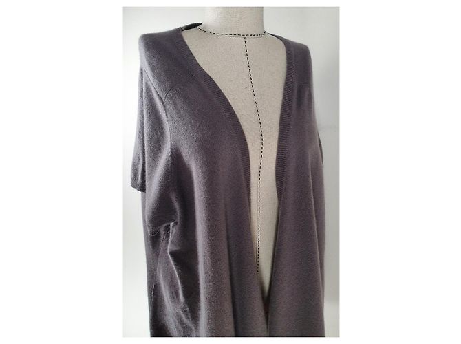 Autre Marque Emilia Lay Kaschmir Cardigan Grau - Ansicht 2