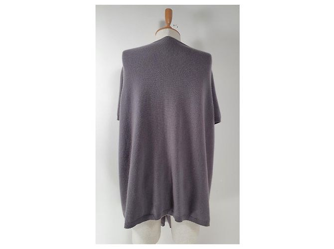 Autre Marque Emilia Lay Kaschmir Cardigan Grau - Ansicht 4