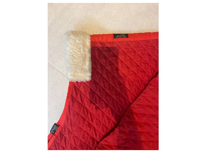 Hermès Decke Rot 135cm - Ansicht 2