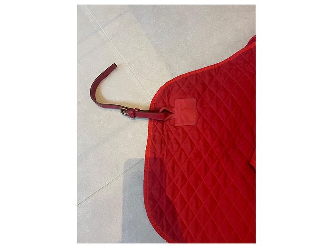 Hermès Decke Rot 135cm - Ansicht 3