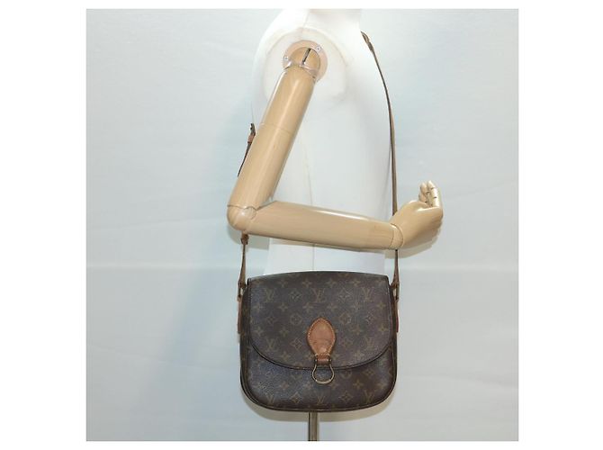 Saint-Cloud LOUIS VUITTON Monogram Saint Cloud GM Borsa a tracolla M51242 LV Auth em3488 Monogramma - vista 26