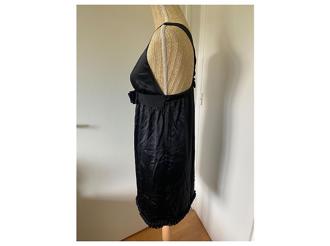See by Chloé Kleid aus schwarzer Seide - Ansicht 5