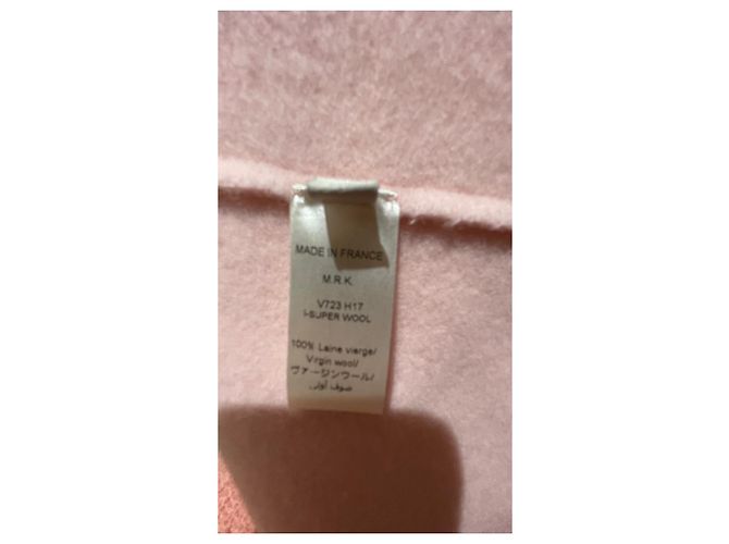 Abrigo de lana rosa Maison Rabih Kayrouz - vista 5