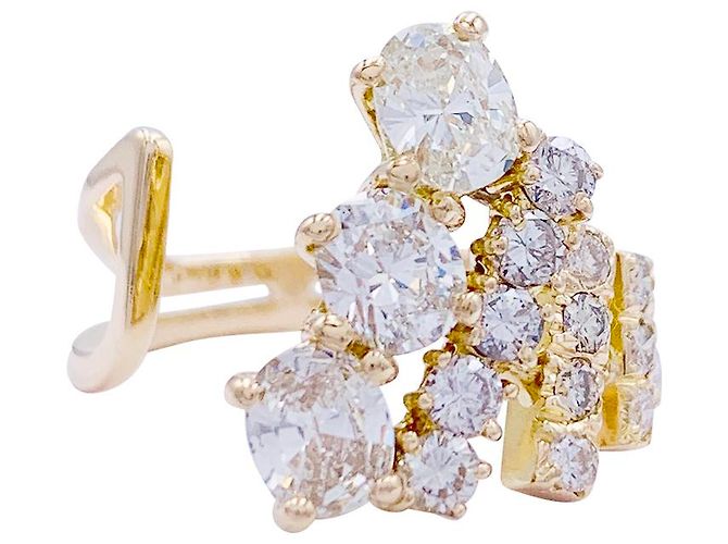 Repossi anello vintage, giallo oro, Diamants. - vista 7