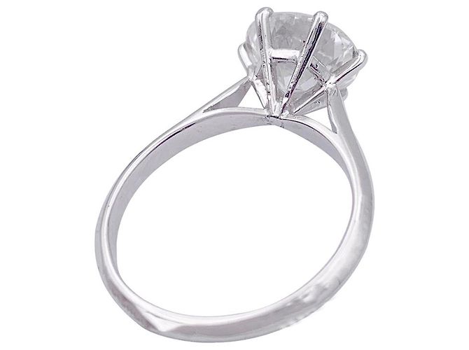 inconnue Solitaire Platinum, WEISSES GOLD, Diamant 2,30 Cts. - Ansicht 2