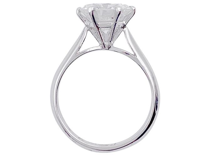 inconnue Solitaire Platinum, WEISSES GOLD, Diamant 2,30 Cts. - Ansicht 3