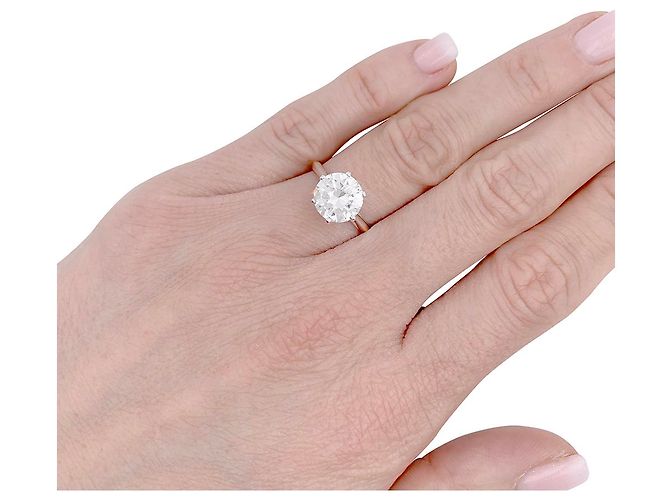 inconnue Solitaire Platinum, WEISSES GOLD, Diamant 2,30 Cts. - Ansicht 5