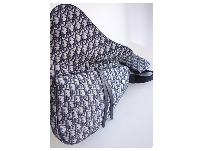 Maxi borsa Dior Saddle da uomo - vista 3