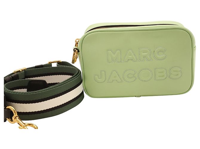 Marc Jacobs The Flash Camera Bag in pelle verde pistacchio - vista 5