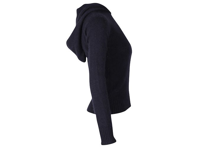 Ralph Lauren Kapuzenpullover aus marineblauer Wolle - Ansicht 2