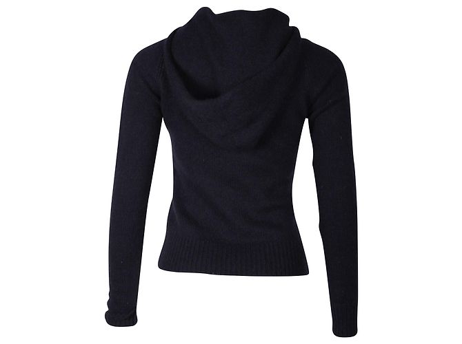 Ralph Lauren Kapuzenpullover aus marineblauer Wolle - Ansicht 3