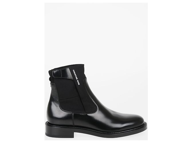 Dior Chelsea boots black leather - view 4