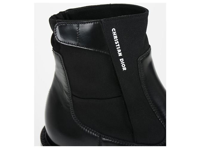 Dior Chelsea boots black leather - view 5