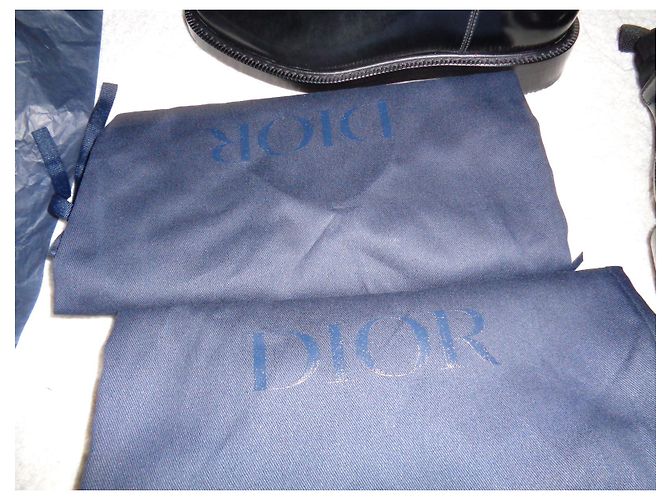 Dior Chelsea boots black leather - view 7