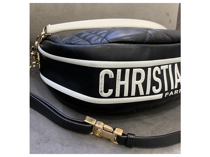 Borsa Dior Vibe Hobo in pelle nera Nero - vista 4