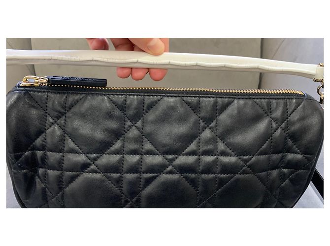 Borsa Dior Vibe Hobo in pelle nera Nero - vista 6
