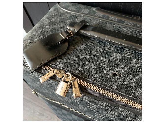 Louis Vuitton Borsa da viaggio Pegase 70 Damier Grafite - vista 14