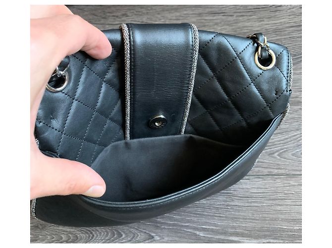 Timeless Chanel Borsa a tracolla classica/senza tempo Nero - vista 10