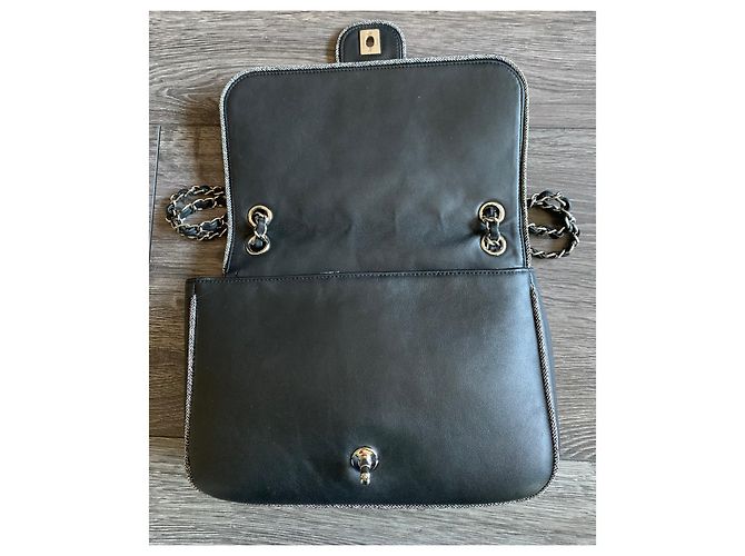 Timeless Chanel Borsa a tracolla classica/senza tempo Nero - vista 5
