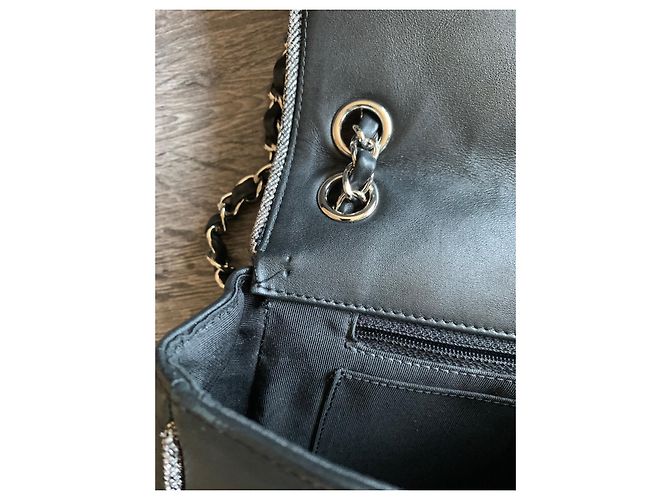 Timeless Chanel Borsa a tracolla classica/senza tempo Nero - vista 9