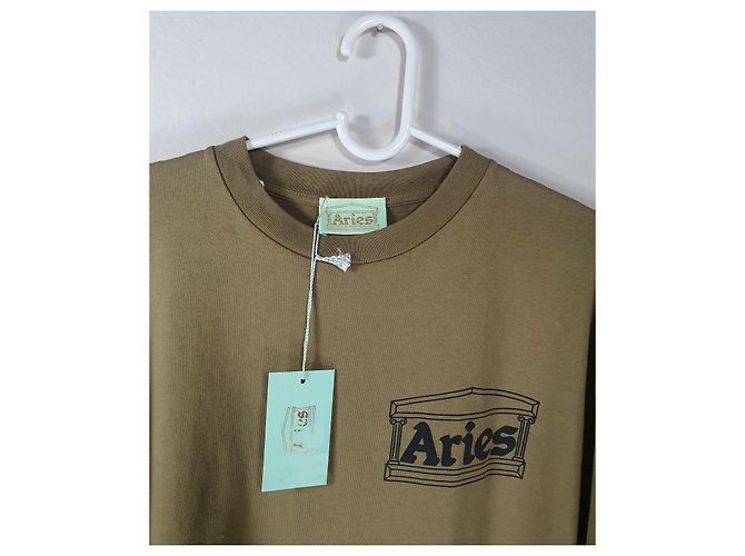 Autre Marque T-shirt Aries in cotone verde - vista 4