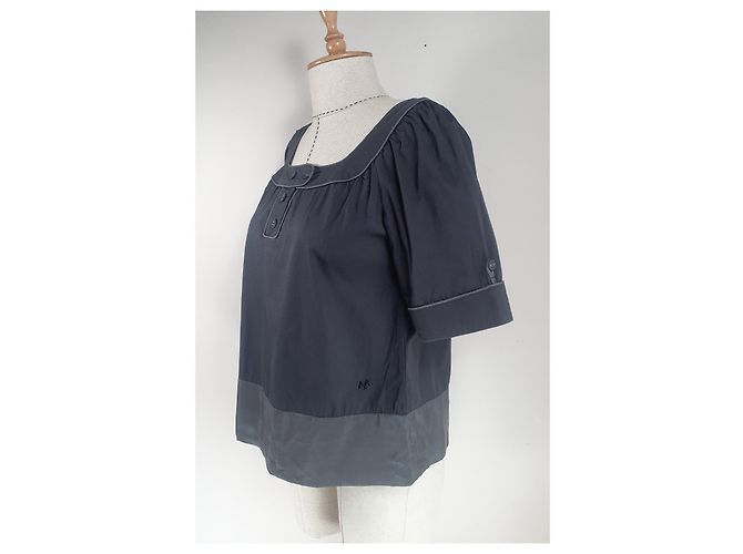 Blusa Thomas Burberry de algodón gris - vista 3