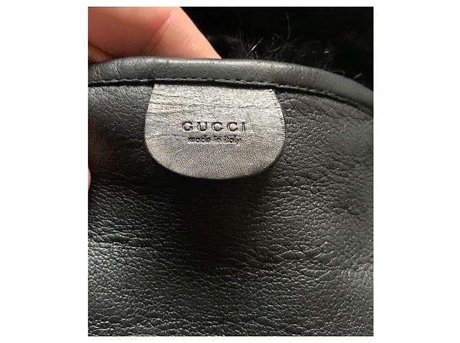 Borsa a Tracolla Gucci in Pelle Nera Nero - vista 4